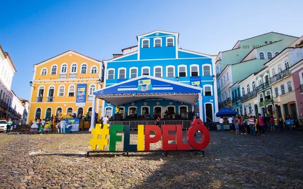 Terceira ediÃ§Ã£o da FlipelÃ´ serÃ¡ de 7 a 11 de agosto, no Centro HistÃ³rico de Salvador â?? Foto: Leto Carvalho/DivulgaÃ§Ã£o
