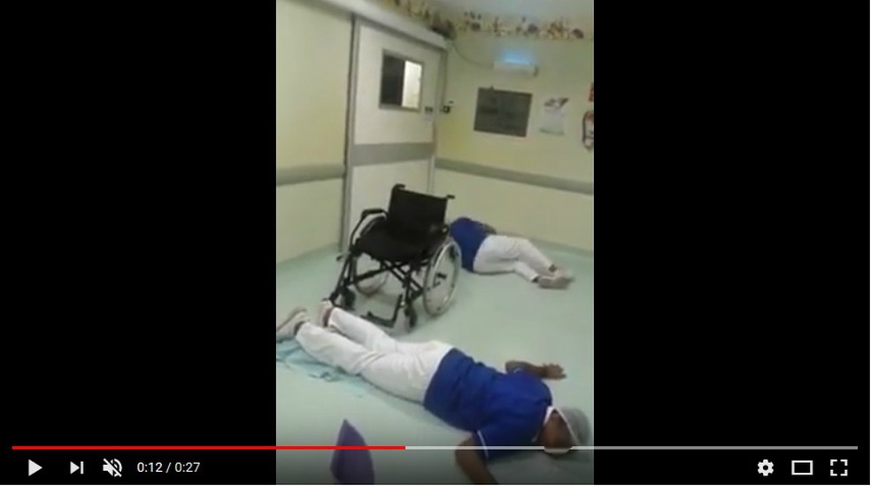 Funcionários postaram os vídeos nas redes sociais (Foto: Reprodução/Youtube)