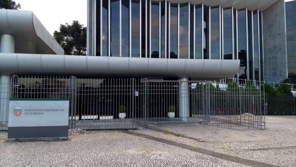 Gabinete de deputado, na Alep, é um dos alvos de busca e apreensão â?? Foto: TarcÃsio Silveira/RPC