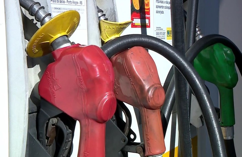 Posto de combustÃvel (Foto: Reprodução/RBS TV)