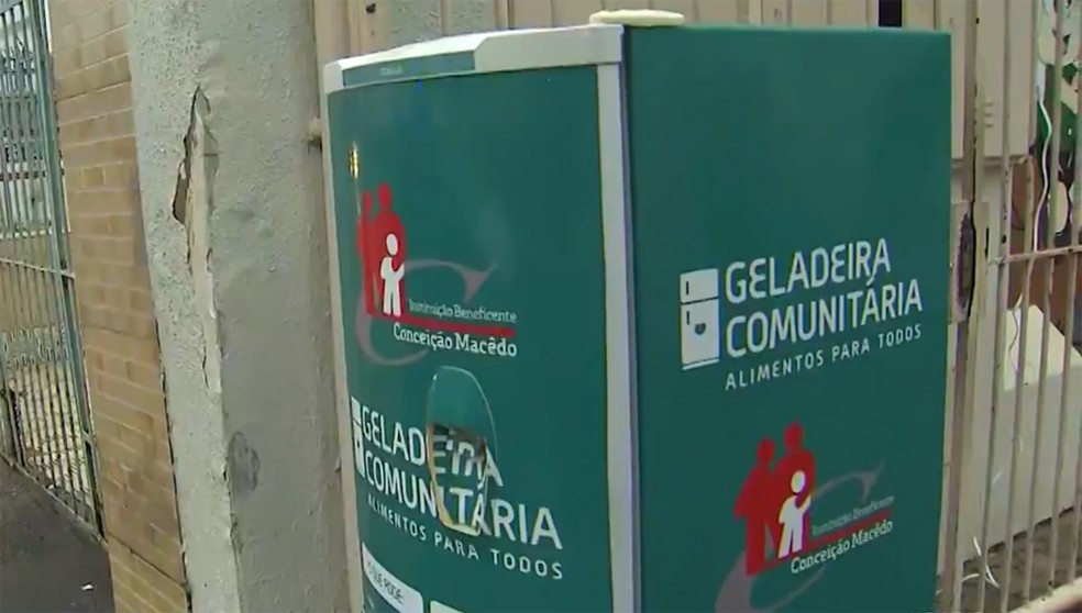 Geladeira foi roubada em 30 de julho â?? Foto: ReproduÃ§Ã£o/TV Bahia