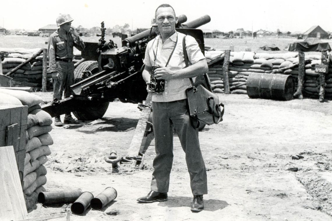 Gervásio Baptista registrou momentos da Guerra do Vietnã