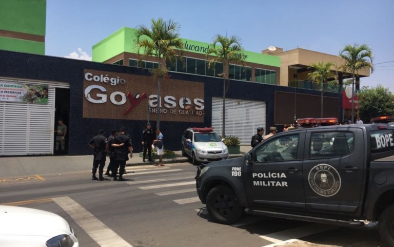 Aluno atira em escola de Goiânia, mata dois estudantes e deixa feridos