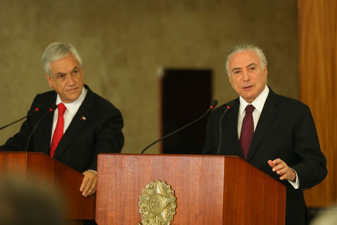Resultado de imagem para Temer vai ao Chile para assinar acordo de livre comércio