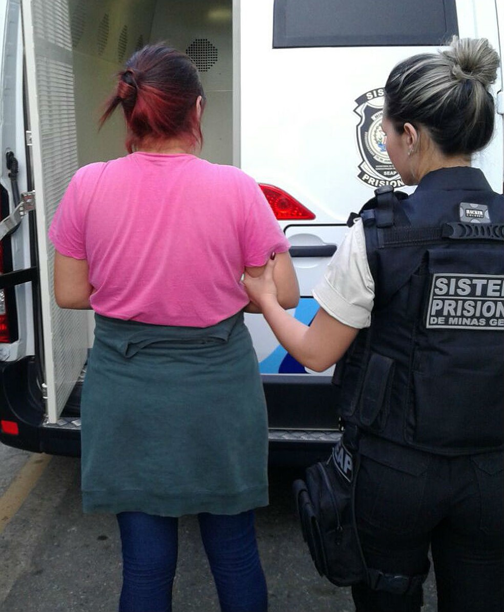 Jovem foi presa ao tentar entregar droga para o marido misturada em achocolatado em Muriaé (Foto: Penitenciária de Muriaé/Divulgação)