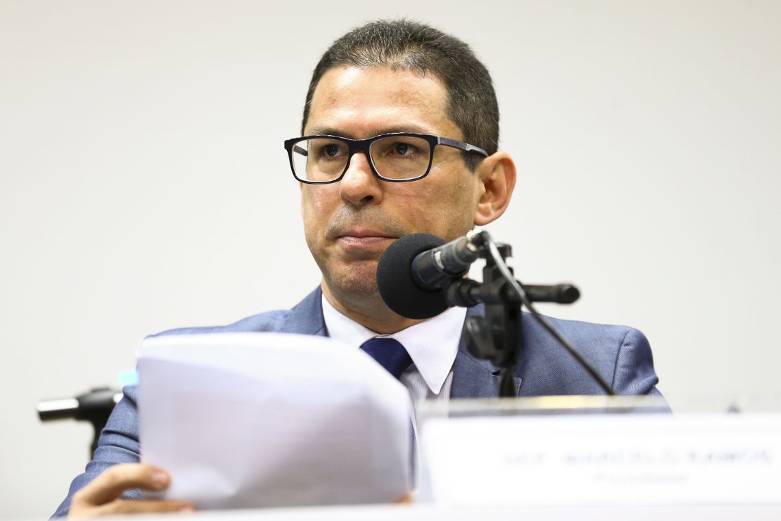 O presidente da Comissão Especial da Reforma da Previdência, Marcelo Ramos, participa de seminário internacional para debater experiências em Previdência Social.