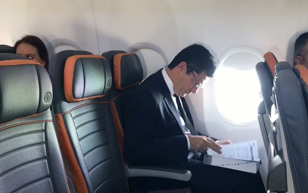 Moro viaja para o Rio para reunião com Jair Bolsonaro â?? Foto: Reprodução / TV Globo