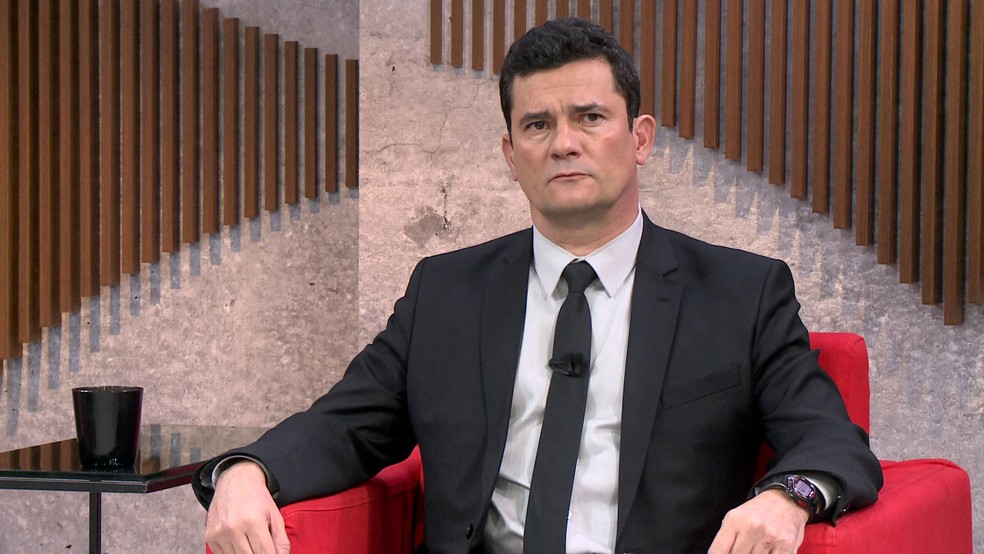 Sérgio Moro concede entrevista à GloboNews â?? Foto: Reprodução / GloboNews