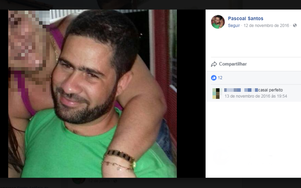 Cabeleireiro baleado morreu no local (Foto: Reprodução/ Redes Sociais)