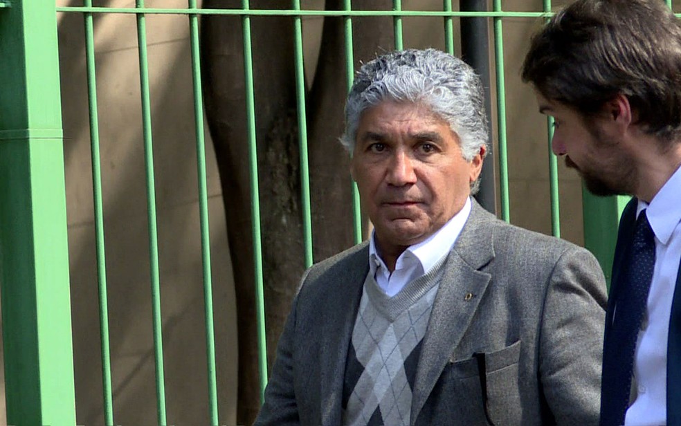 Paulo Vieira de Souza compareceu à Justiça Federal em SP para acompanhar depoimento de testemunhas â?? Foto: TV Globo/Reprodução