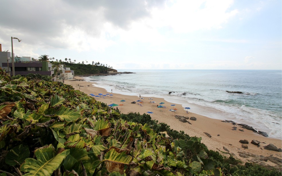 Praia do BuracÃ£o fica no bairro do Rio Vermelho, em Salvador (Foto: Egi Santana/G1)
