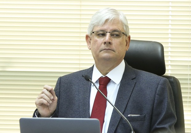 O procurador-geral da República, Rodrigo Janot, durante reunião do Conselho Superior do Ministério Público Federal (MPF) (Foto: Marcelo Camargo/Agência Brasil)