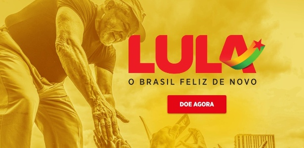 PT lanÃ§a site de crowdfunding para campanha de Lula
