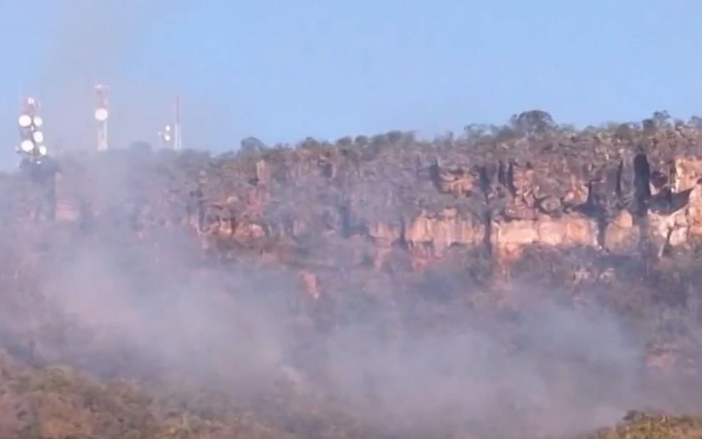 Queimadas no oeste da Bahia â?? Foto: Reprodução/TV Bahia
