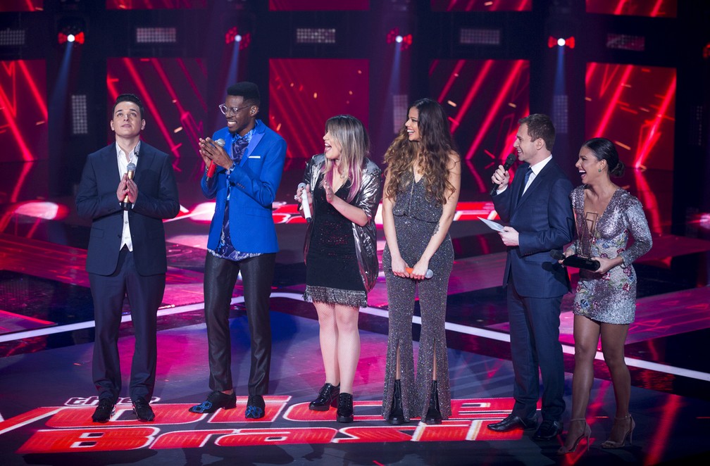 Tiago Leifert anuncia LÃ©o Pain como o vencedor â?? Foto: Isabella Pinheiro/Gshow