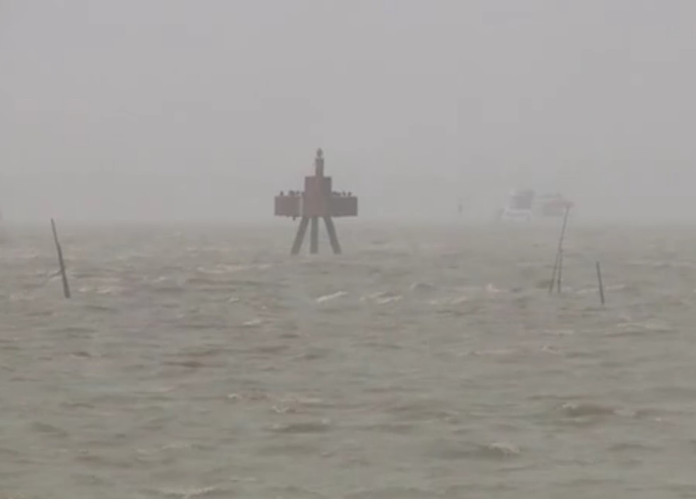 Marinha emite alerta de ventos fortes no sul da Bahia â?? Foto: Reprodução/RBS TV