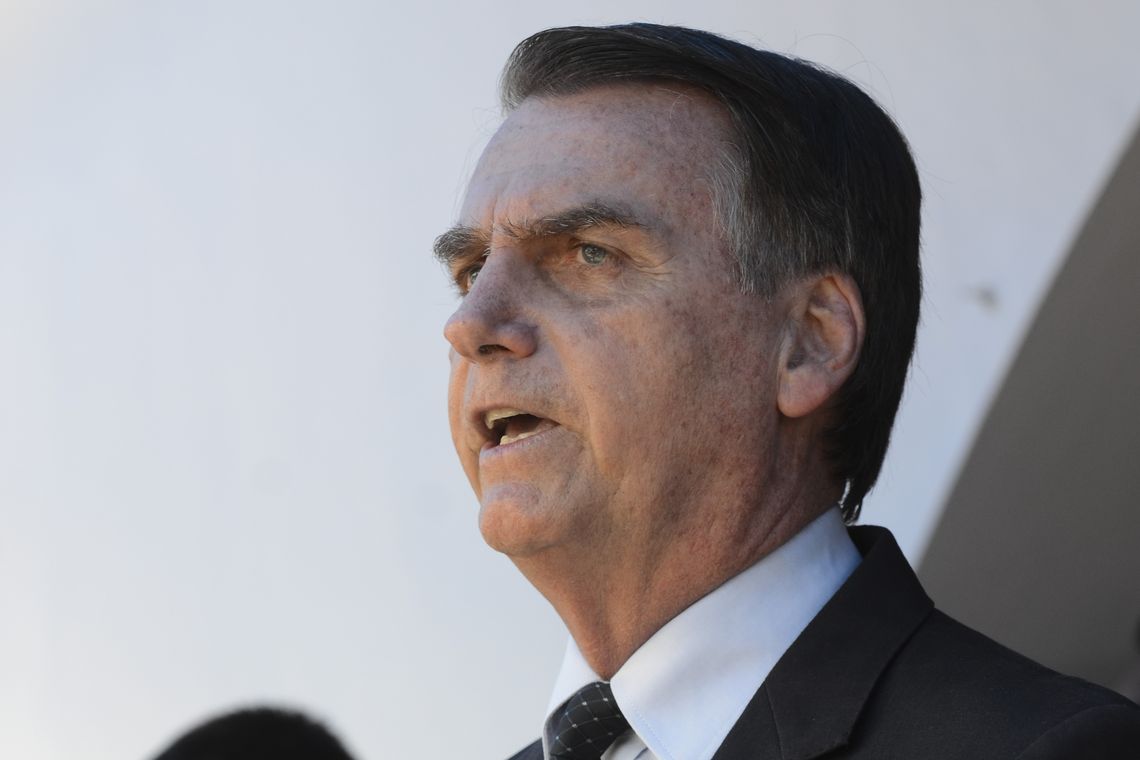 O presidente eleito, Jair Bolsonaro, participa na cidade de Guaratinguetá, no Vale do ParaÃba, em São Paulo, da formatura de sargentos da Aeronáutica na Escola de Especialistas da Aeronáutica (EEAR)