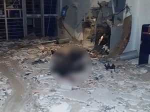 Suspeito morreu no momento da explosão em Viamão (Foto: Polícia Civil/Divulgação)