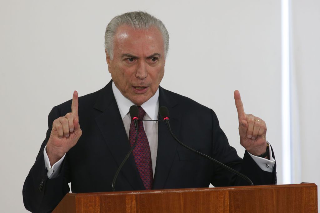 Resultado de imagem para 'NÃ£o se pode ameaÃ§ar ministros do Supremo', diz Temer