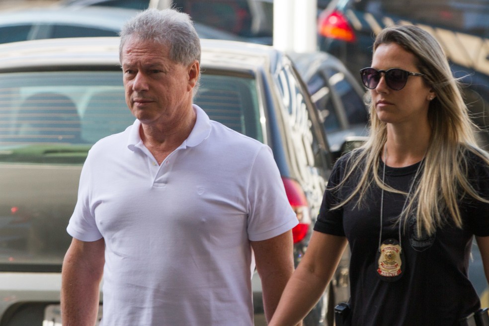 O empresário Jacob Barata durante Operação Cadeia Velha, desdobramento da Lava Jato, no ano passado â?? Foto: Rodrigo ChadÃ/Fotoarena/Estadão Conteúdo