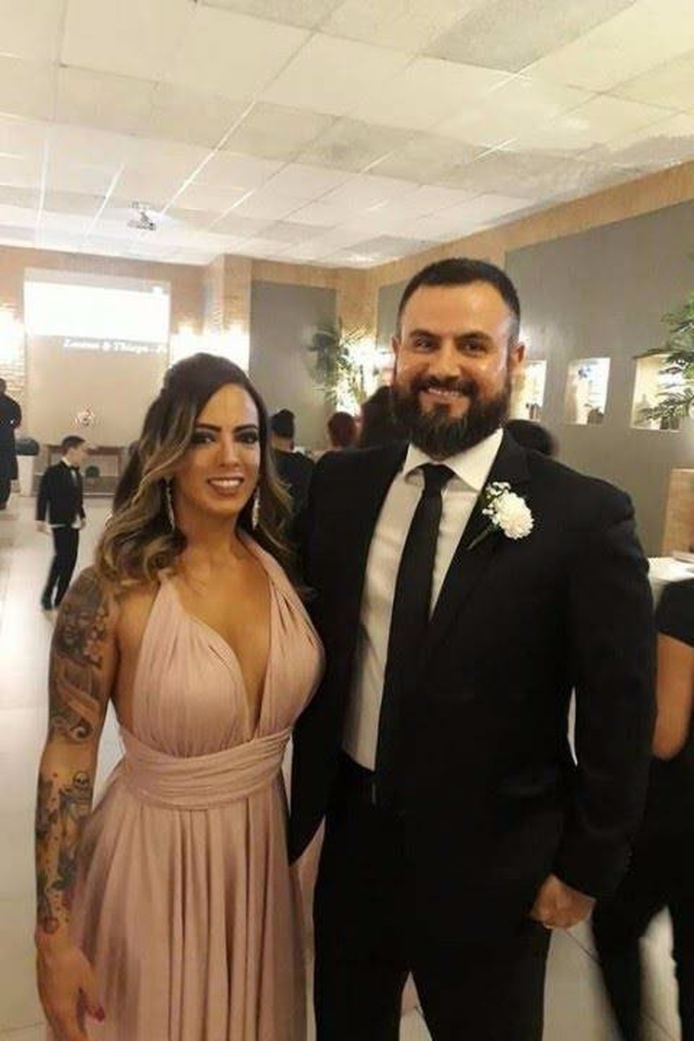 Luciana e Marcus Vinicus foram encontrados mortos, com marcas de tiros (Foto: Reprodução/Facebook)