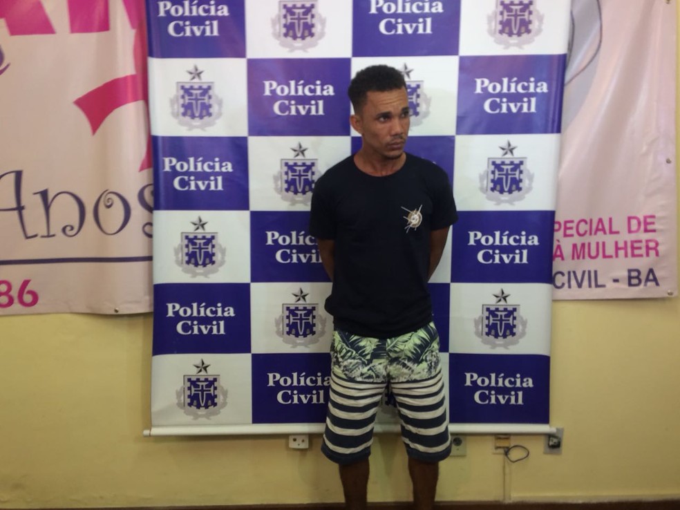 Rafael Soares, de 28 anos, esfaqueou a ex-companheira na manhã desta segunda (Foto: Alan Alves/ G1)
