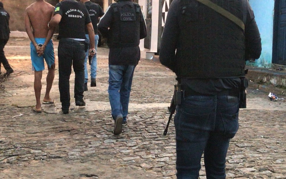 AtÃ© o momento treze pessoas foram presas na operaÃ§Ã£o (Foto: SSP/DivulgaÃ§Ã£o)