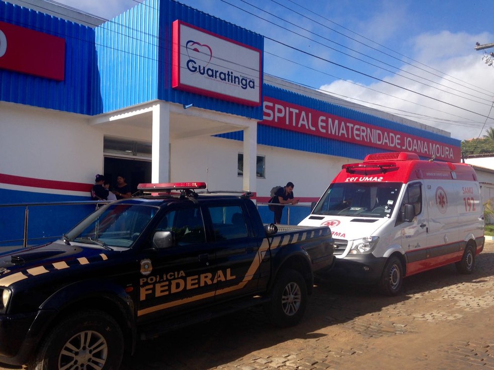 OperaÃ§Ã£o da PF contra o desvio de verbas do SUS foi realizada em Guaratinga, no sul da Bahia (Foto: PolÃ­cia Federal/ DivulgaÃ§Ã£o)