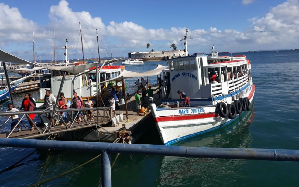 Travessia Salvador - Mar Grande — Foto: Maiana Belo/G1 Bahia