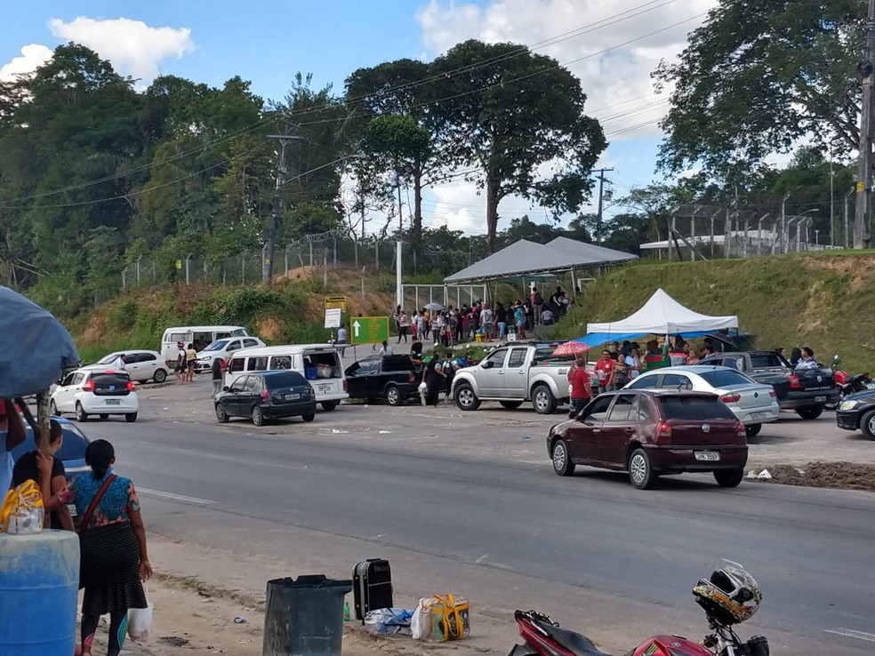 Rebelião ocorreu na manhã deste domingo (26) no Compaj â?? Foto: Ive Rylo/G1 AM