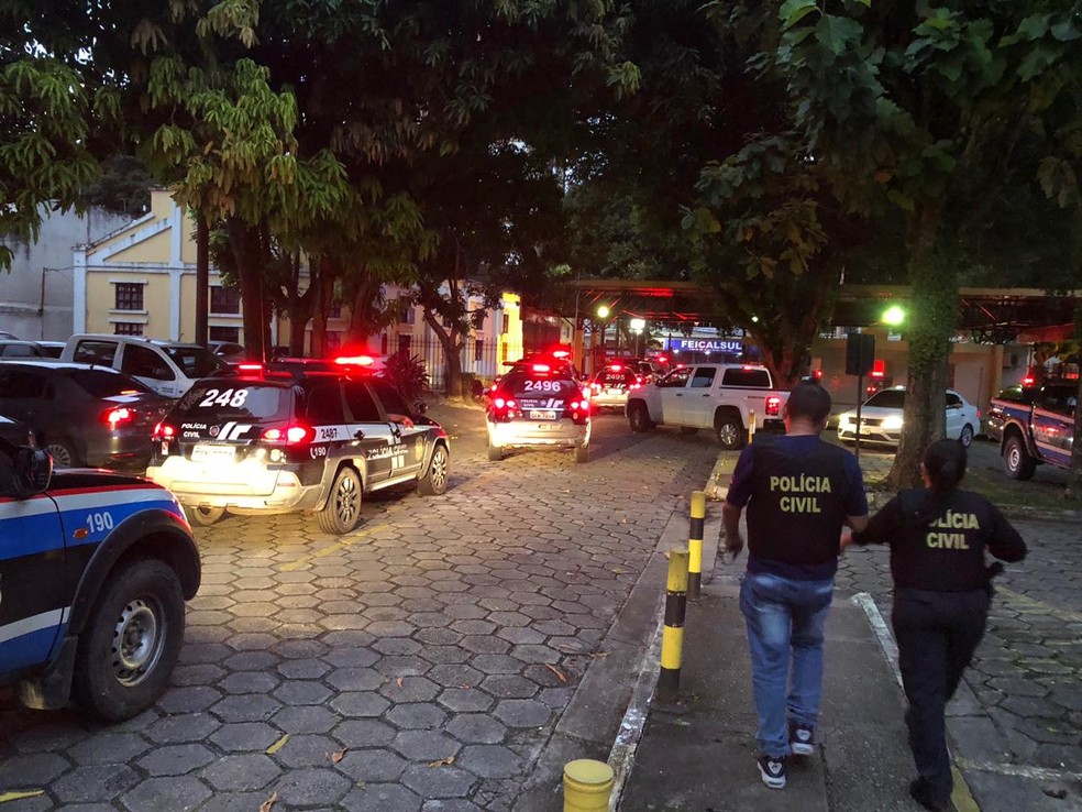 PolÃ­cia Civil cumpre mandados de prisÃ£o na operaÃ§Ã£o Cronos II â?? Foto: DivulgaÃ§Ã£o
