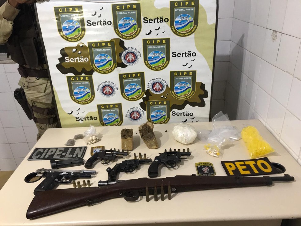 Quatro homens morrem em confronto com policiais no recÃ´ncavo da Bahia â?? Foto: DivulgaÃ§Ã£o/SSP-BA