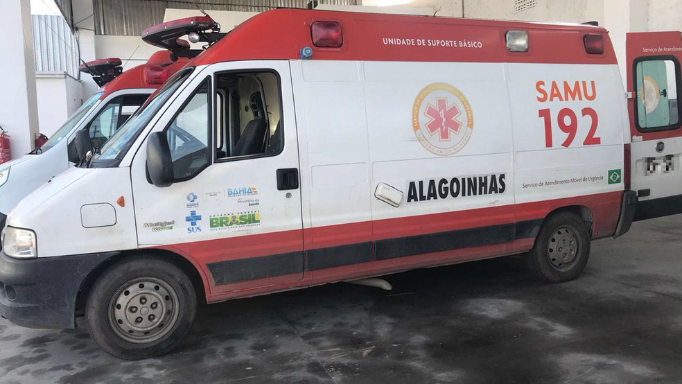 Homem é preso por roubar ambulância do Samu na frente de hospital da Bahia â?? Foto: Divulgação/ Secom Alagoinhas