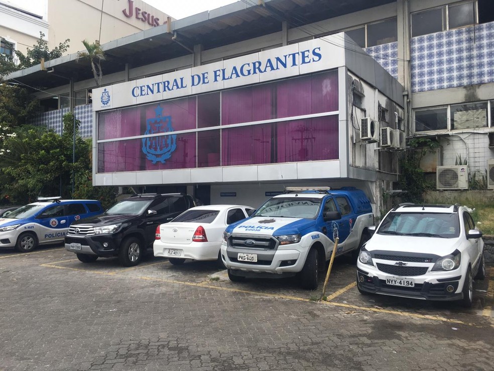 Central de Flagrantes, em Salvador â?? Foto: Phael Fernandes/G1