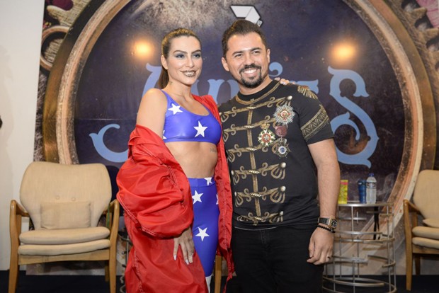 Cleo Pires e Xand Avião (Foto: Davi Magalhães/Ed. Globo)
