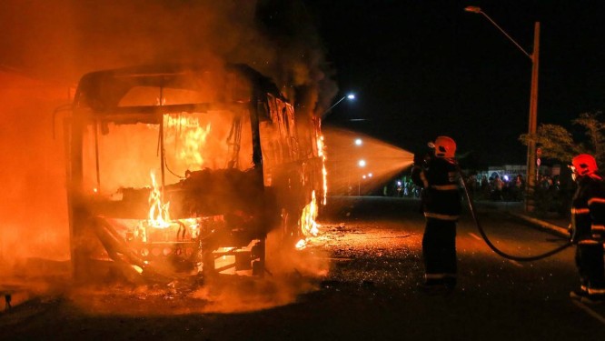 Ceará completou sete dias de ataques no estado Foto: João Dijorge/PHOTOPRESS / Agência O Globo