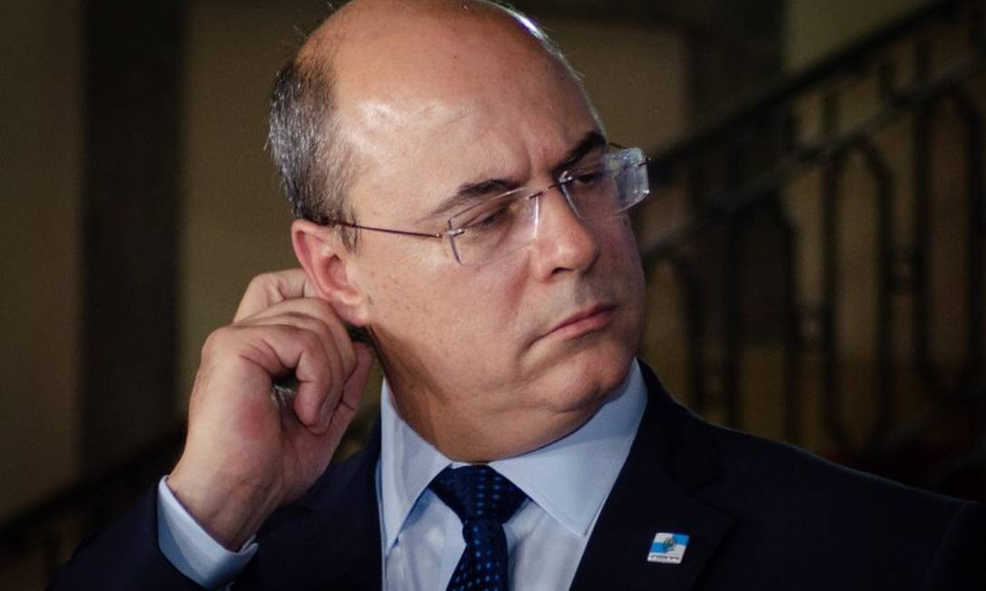 Governador Wilson Witzel foi alvo da operaçãoda PF nesta segunda-feira Foto: Vanessa Ataliba/Zimel Press / Agência O Globo