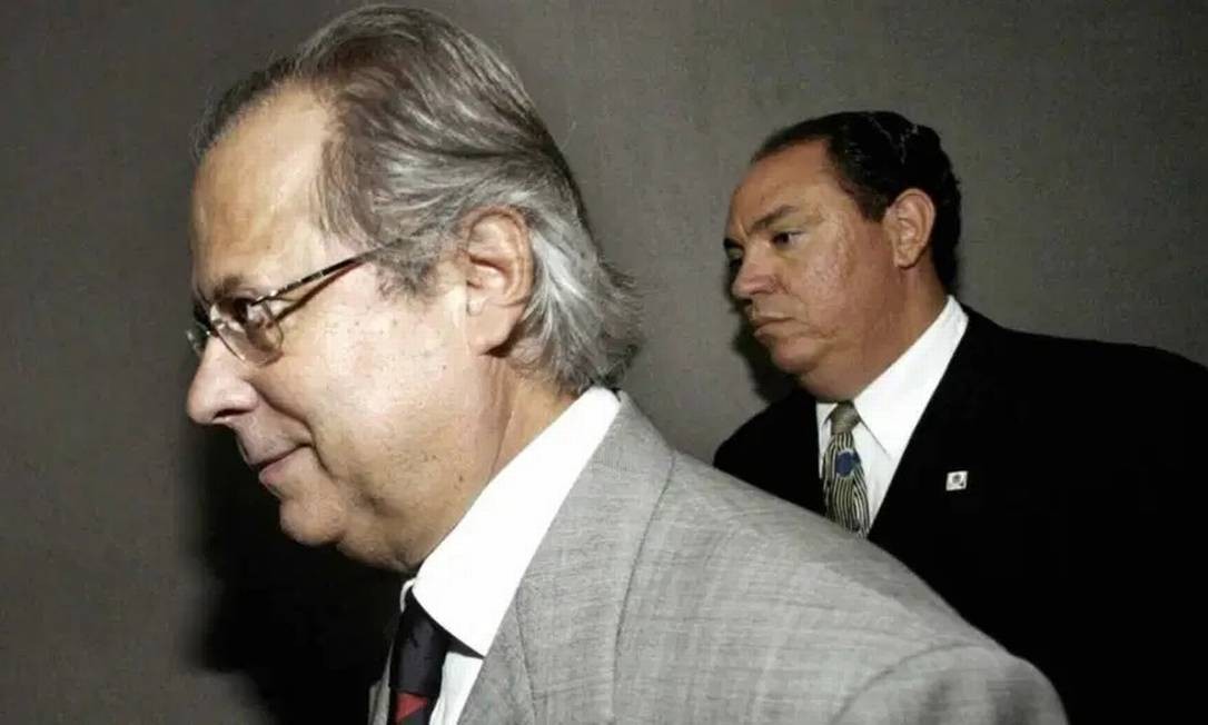 Waldomiro Diniz com José Dirceu Foto: Lula Marques/Folhapress