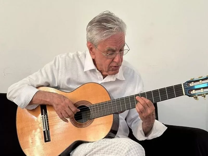 Reprodução/Instagram @caetanoveloso