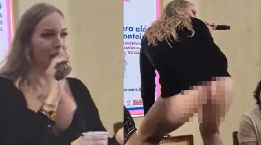 Tertuliana em apresentação na UFMA