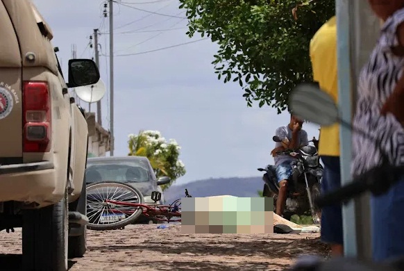 Crime registrado neste domingo no município de Barrocas. Foto: Kauã Sherman/Jornal a Nossa Voz/Reprodução