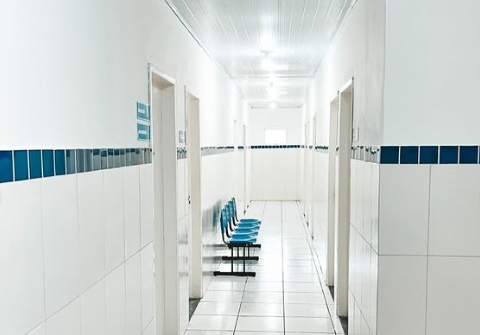 Unidade de Saúde em Governador Mangabeira. Foto: Divulgação