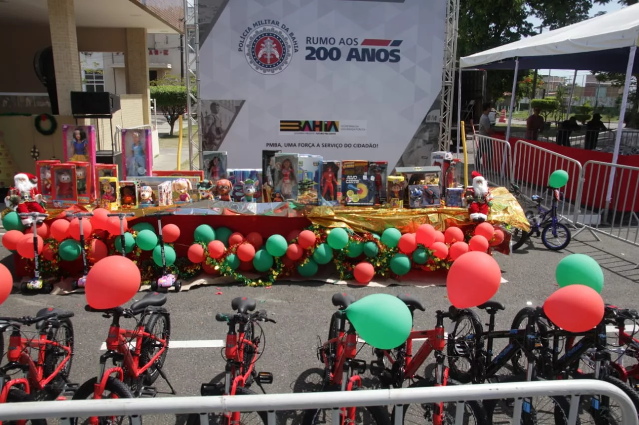 O evento aconteceu na Vila Policial Militar do Bonfim, em Salvador. Foto: Divulgação/PMBA