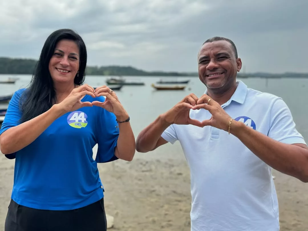 Prefeito eleito Del e a vice eleita Simone. Foto: Divulgação Prefeito eleito Del e a vice eleita Simone. Foto: Divulgação