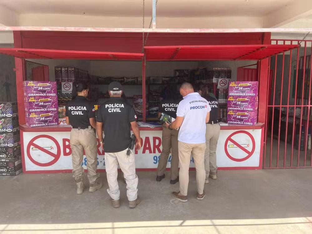 Polícia Civil apreende fogos de artifício clandestinos em operação no Recôncavo baiano