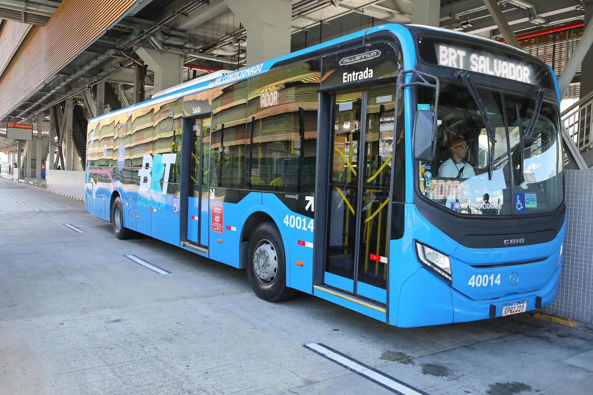 Linha Rodoviária-Lapa do BRT de Salvador terá horário de funcionamento estendido; veja mais
