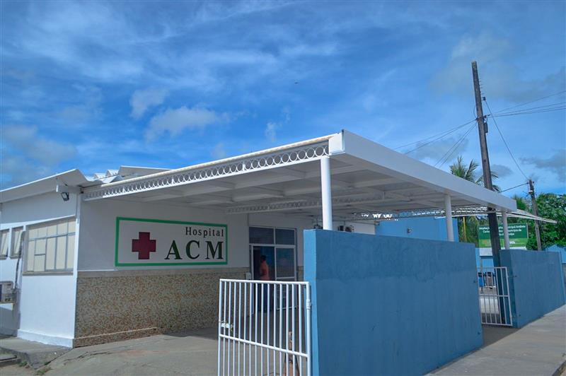 Hospital Municipal Antônio Carlos Magalhães em Conceição do Jacuípe. Foto: Decom/PMCJ/Divulgação