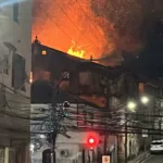 Incêndio casarão Santo Antônio Além do Carmo