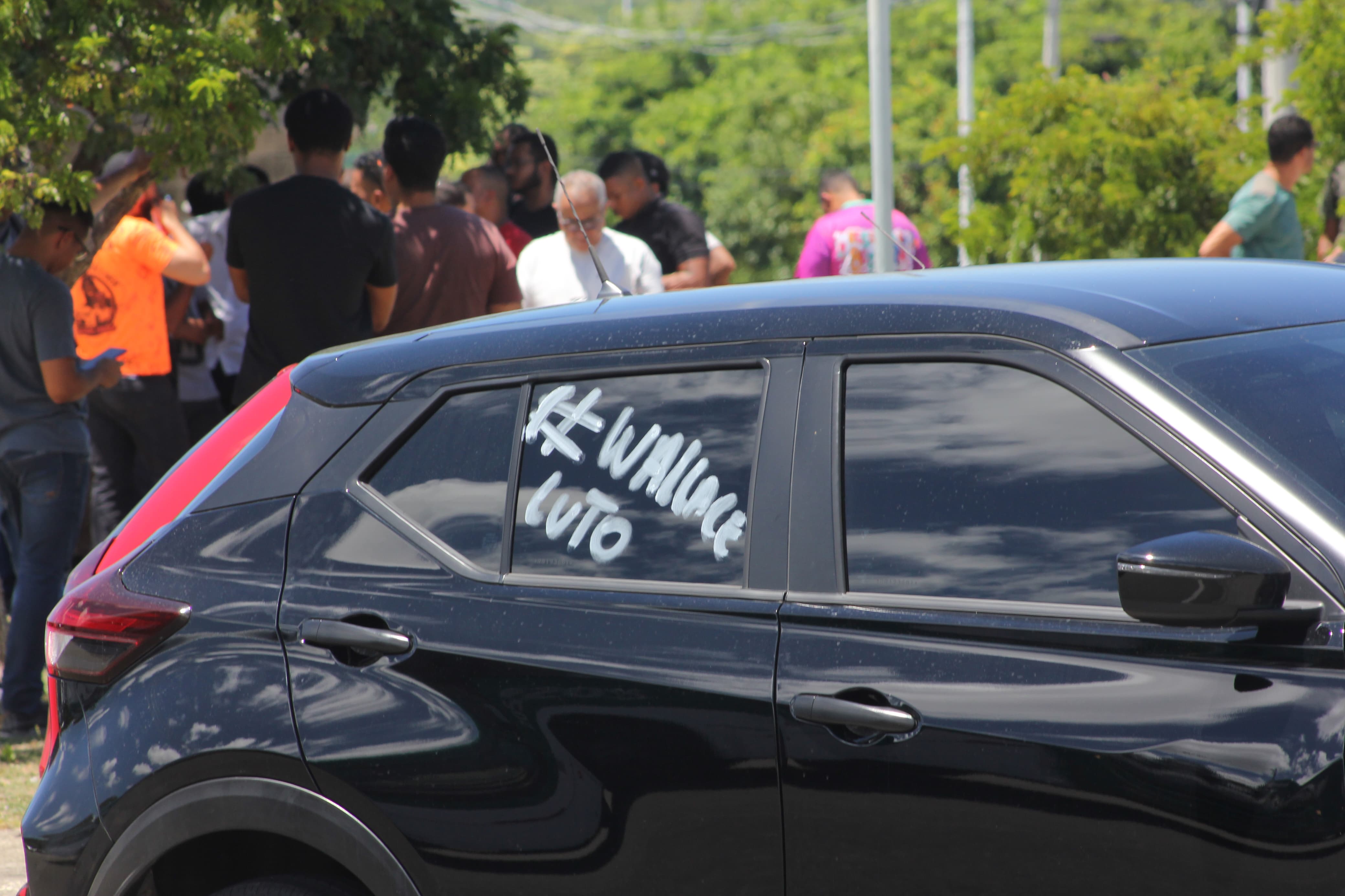 Protesto por Wallace Sacramento no CAB