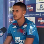 Luciano Juba em coletiva do Bahia